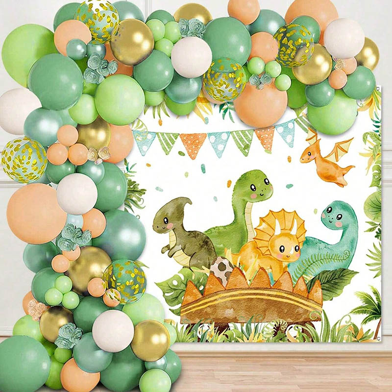 Dinosaur Balloon Set Arch for  - Tinsel Garland Decoration recensie en prijs