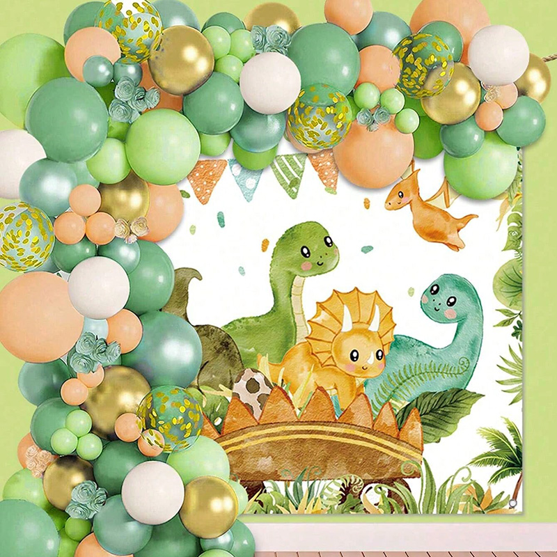 Dinosaur Balloon Set Arch for  - Tinsel Garland Decoration recensie en prijs