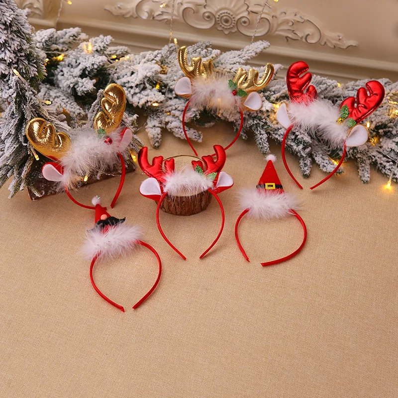 Fashion Christmas Red Bows Hea - Reindeer Antlers Headband recensie en prijs