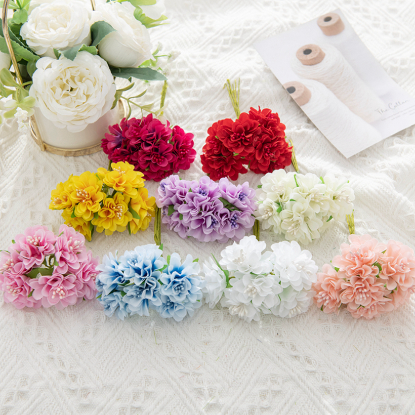 18Pcs Artificial Flowers Stame - Christmas Wreath Fake recensie en prijs