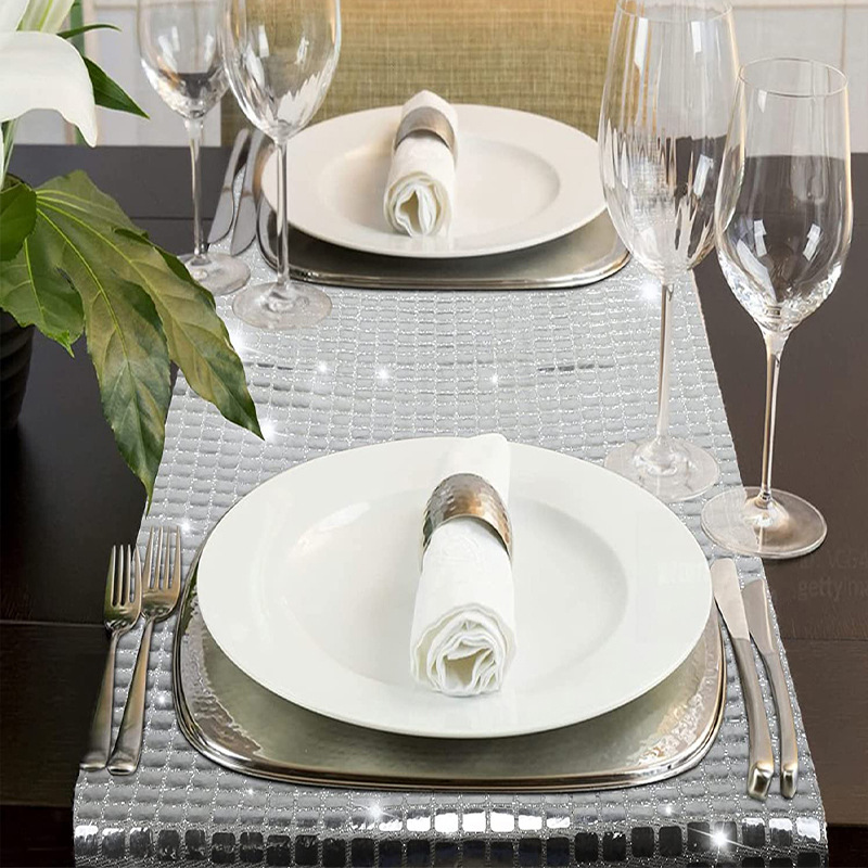 Shiny Mirror Gold/Silver Foil  - Christmas Table Runner recensie en prijs