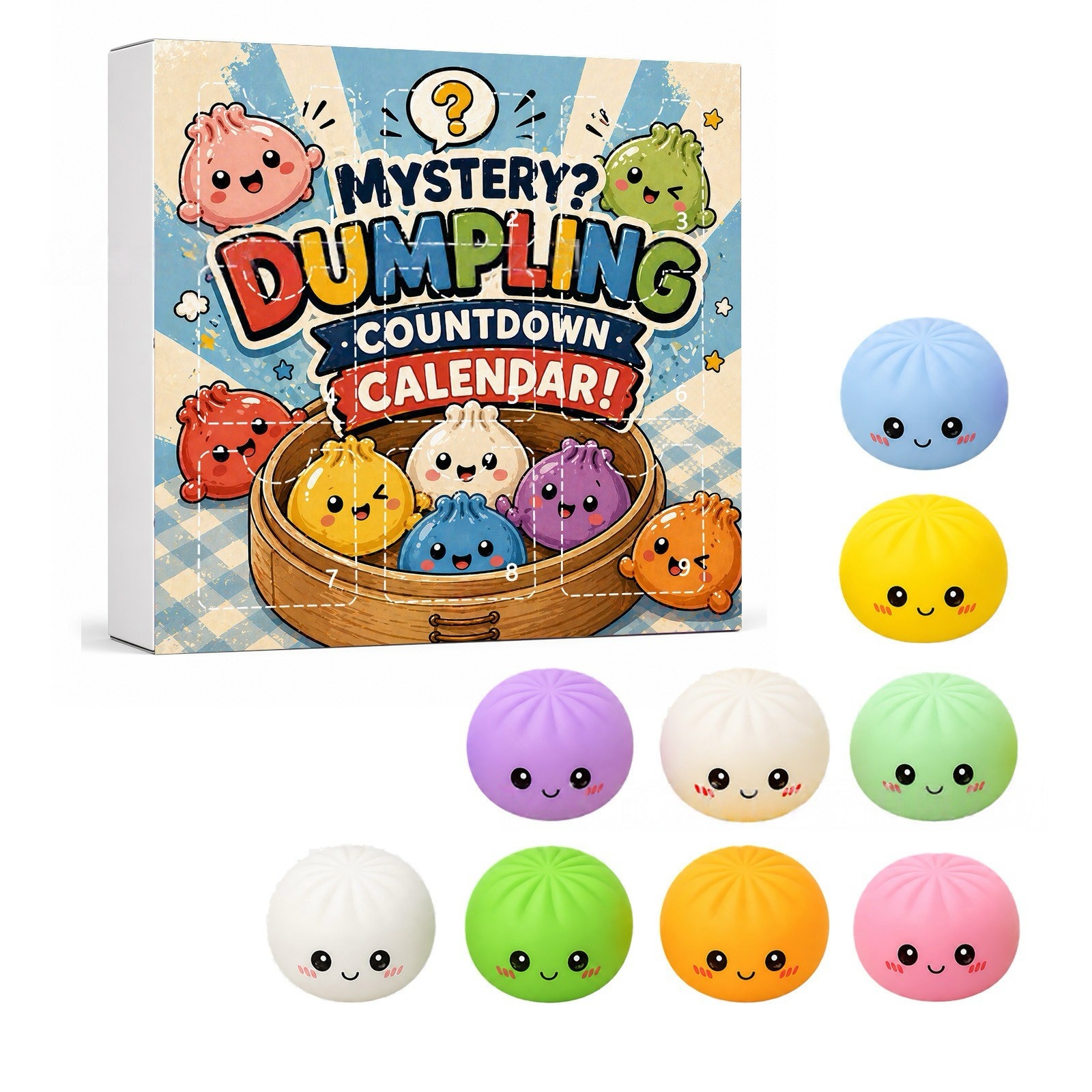Kawaii Squishy Dumpling Advent - Advent Calendar Gift recensie en prijs