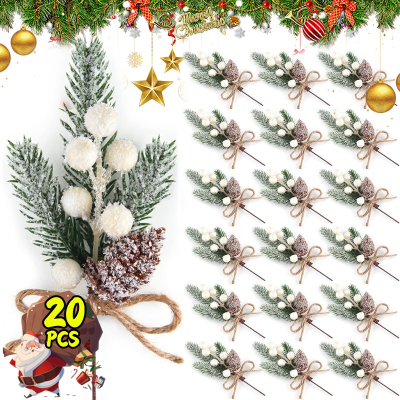 Christmas Artificial White Ber - Christmas Wreath Fake recensie en prijs
