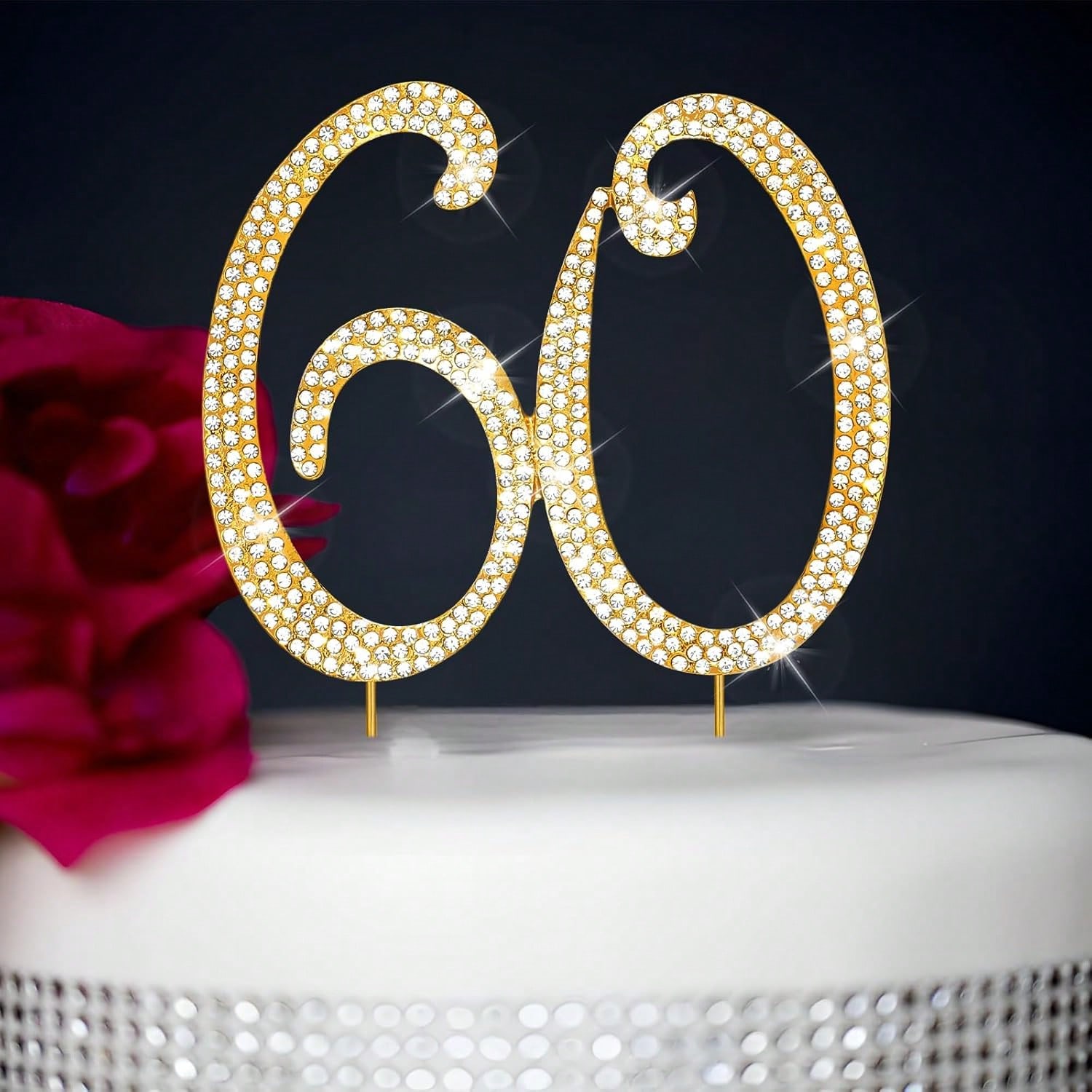Large Gold Rhinestone Number C - Holiday Candle Set recensie en prijs