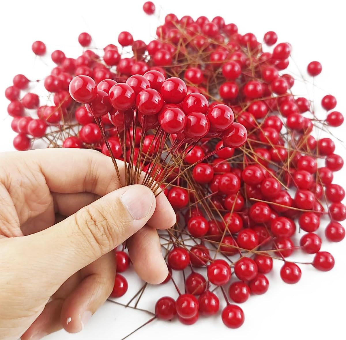 Artificial Holly Berries Mini  - Christmas Wreath Fake recensie en prijs