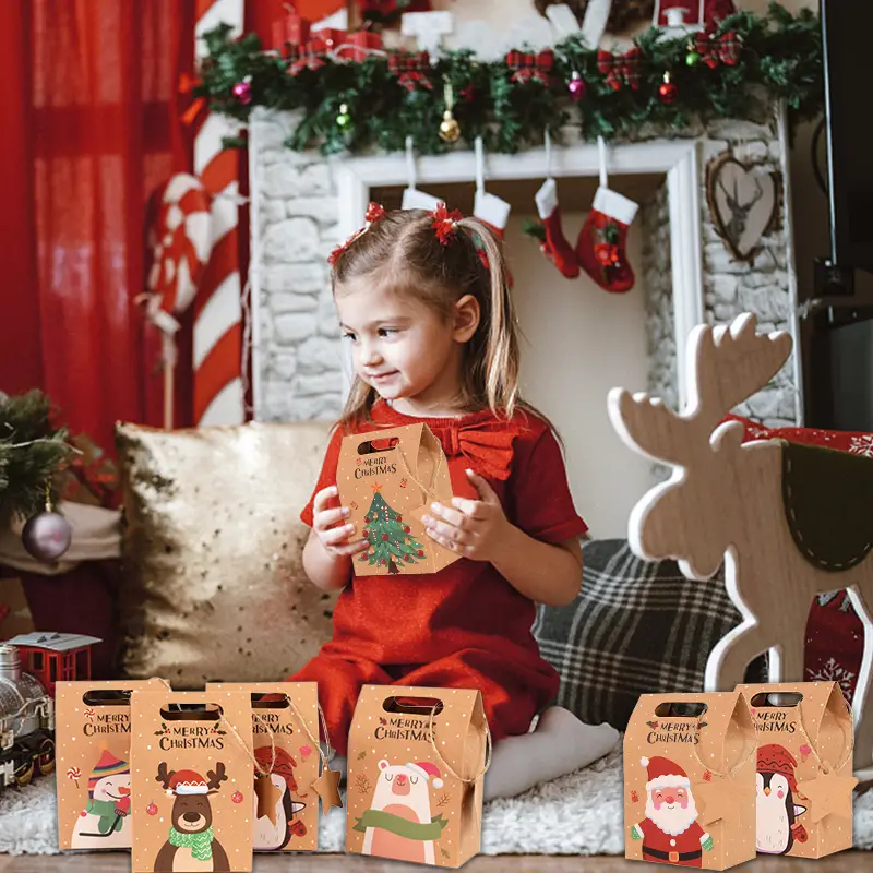6/12/24Pcs  Christmas Kraft Pa - Advent Calendar Gift recensie en prijs