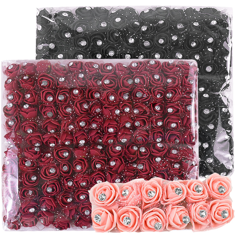 144pcs Mini Artificial Flowers - Christmas Wreath Fake recensie en prijs