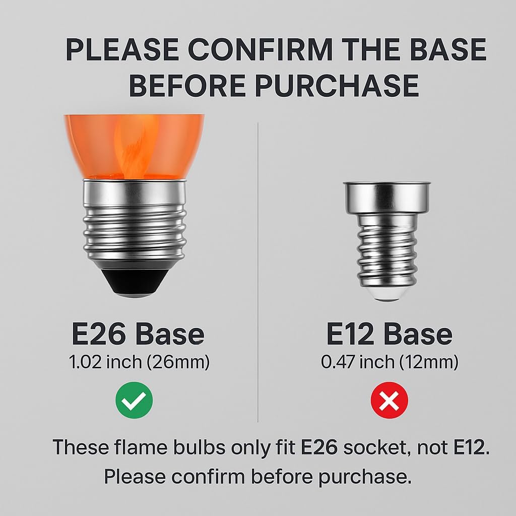 E26 Flame Light Bulbs, Flicker - Christmas Lights Outdoor recensie en prijs