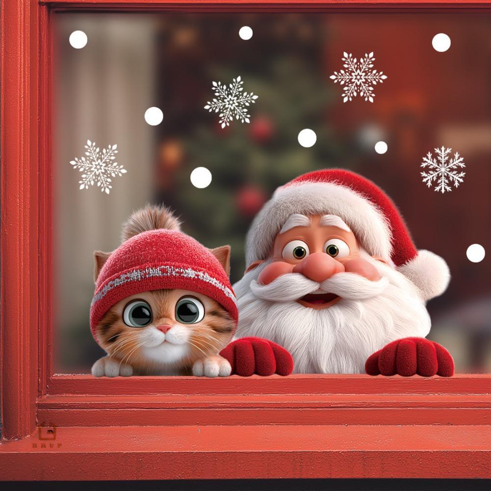 2pcs Christmas Window Clings S - Snowflake Window Decal recensie en prijs