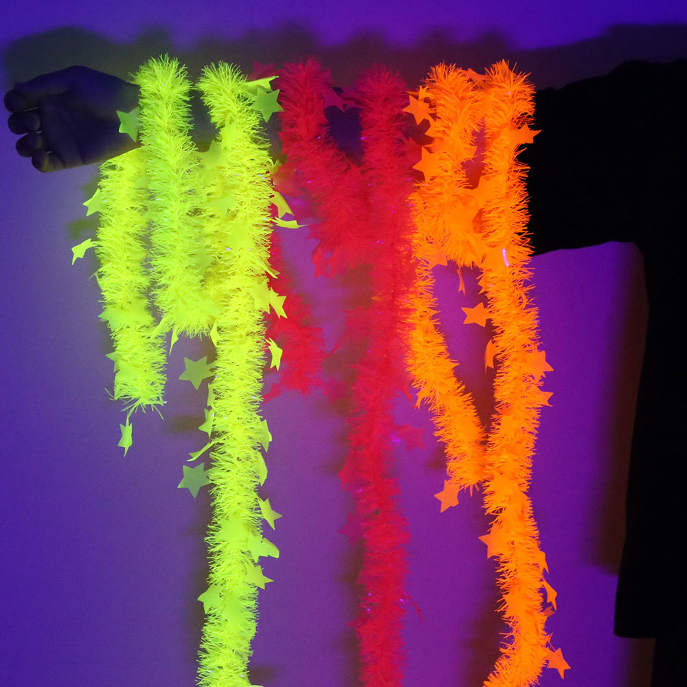Birthday Theme Fluorescent Mac - Tinsel Garland Decoration recensie en prijs