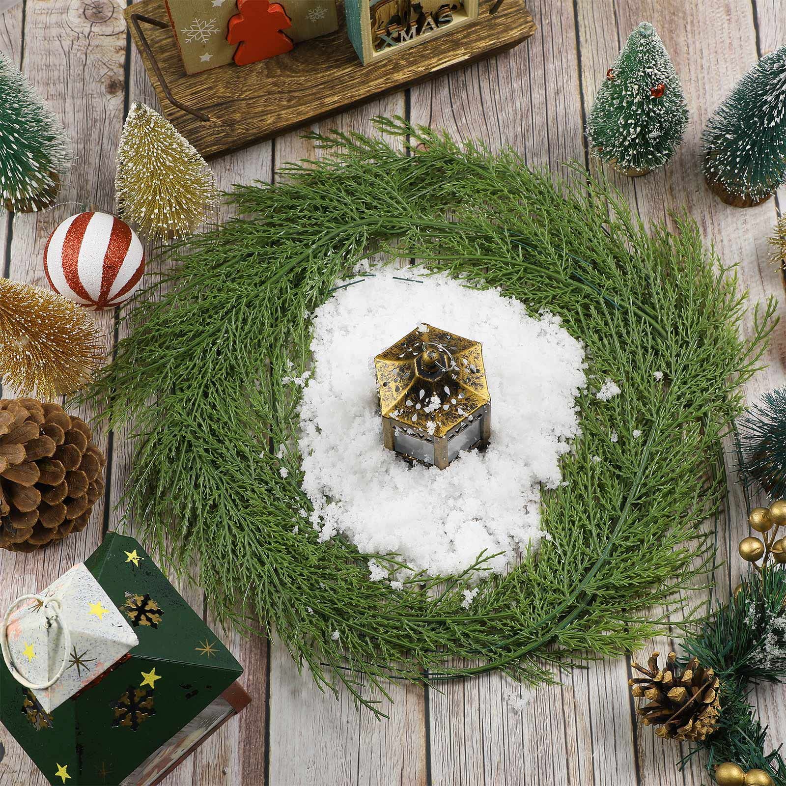 20Pcs Artificial Pine Sprigs F - Christmas Wreath Fake recensie en prijs