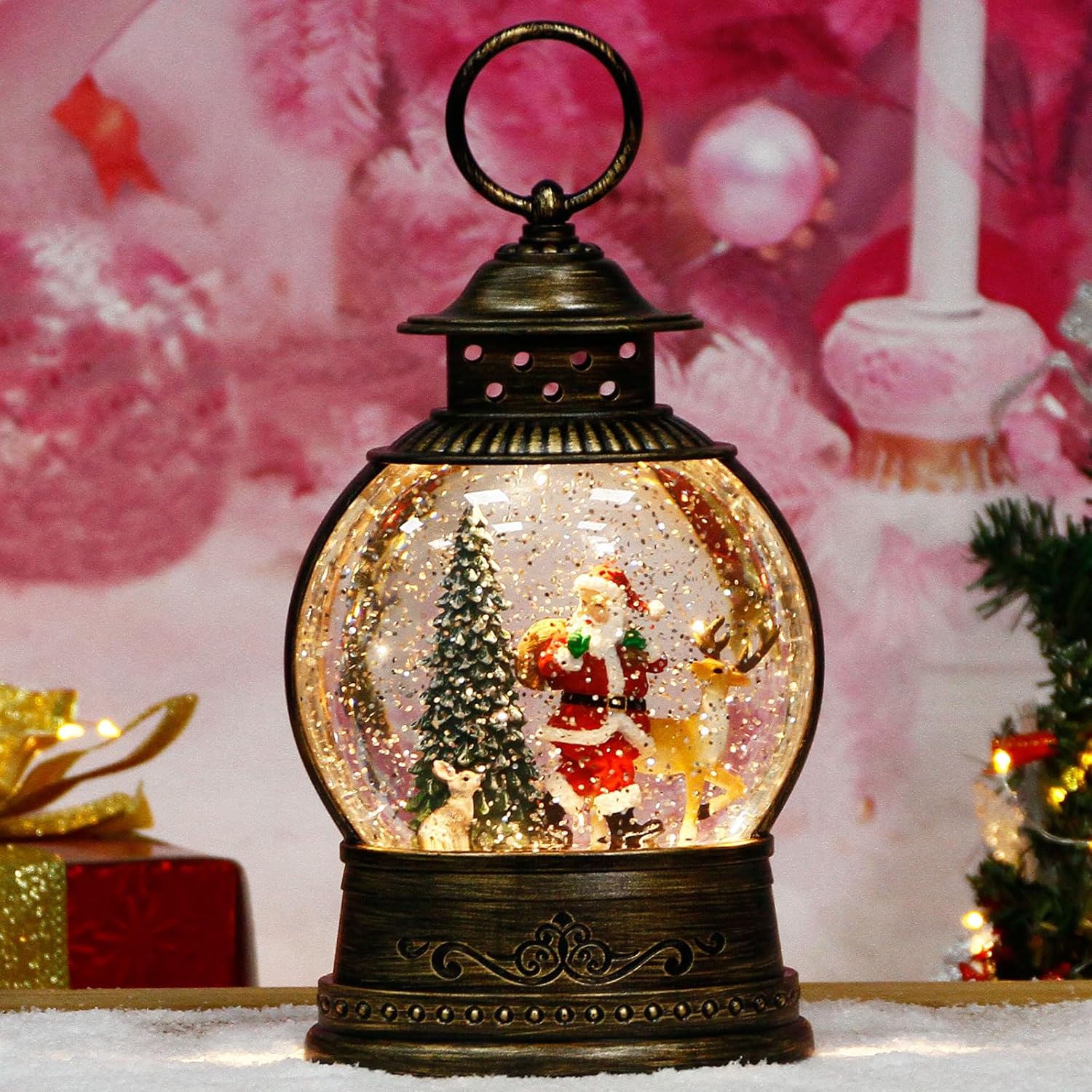 Christmas Snow Globe Lantern w - Snow Globe Musical recensie en prijs