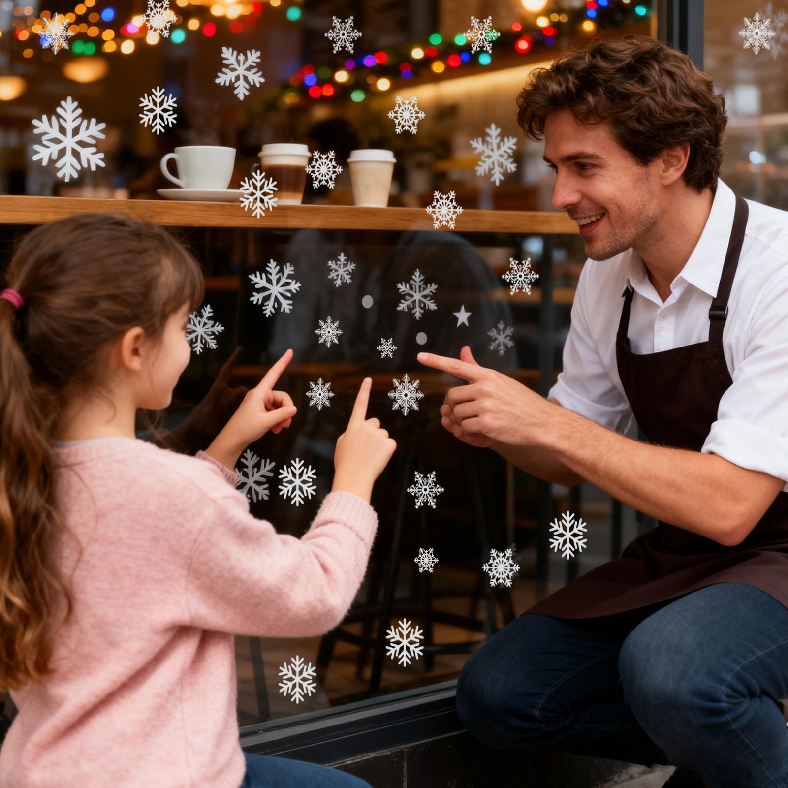 Snowflake Window Clings Christ - Snowflake Window Decal recensie en prijs