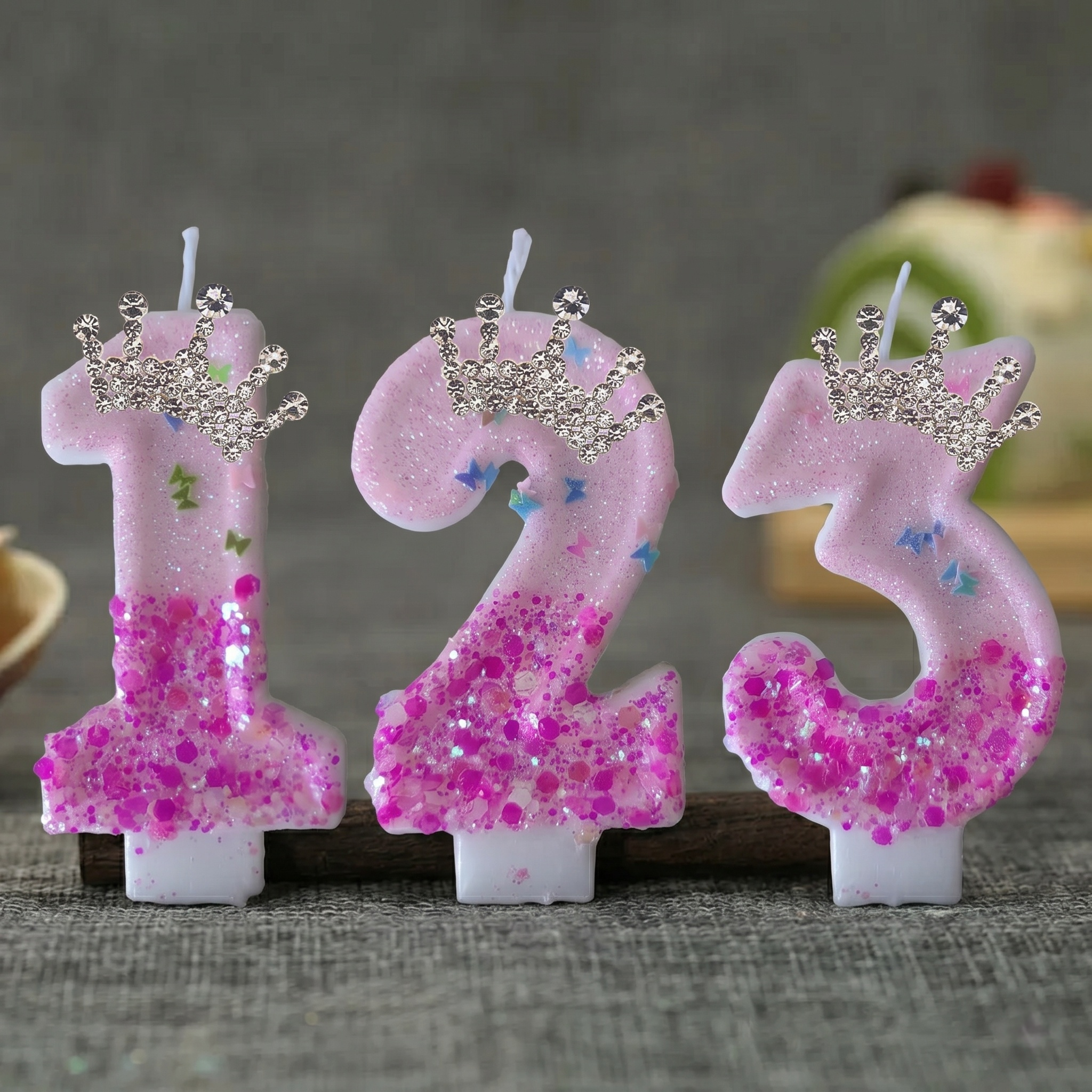 Pink Rose Red Sequins Dual Col - Holiday Candle Set recensie en prijs