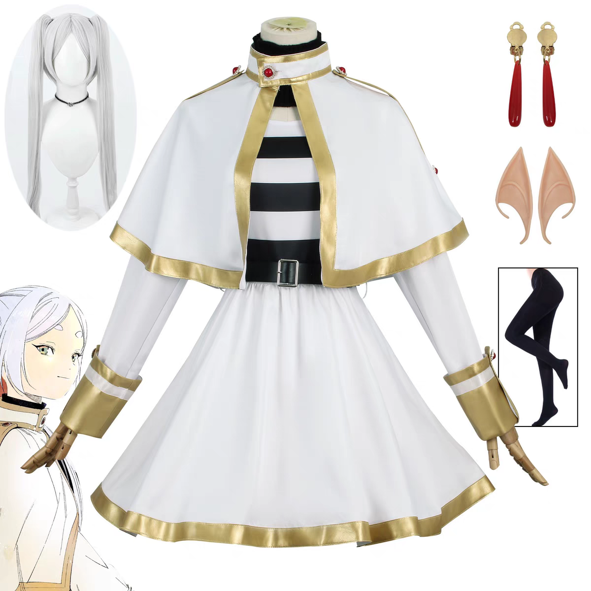 Sousou No Frieren Anime Cospla - Elf Costume Christmas recensie en prijs
