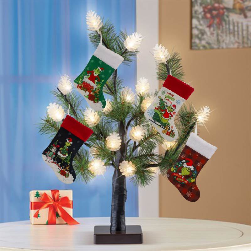Christmas Stocking Grinch Sock - Christmas Stocking Hanging recensie en prijs