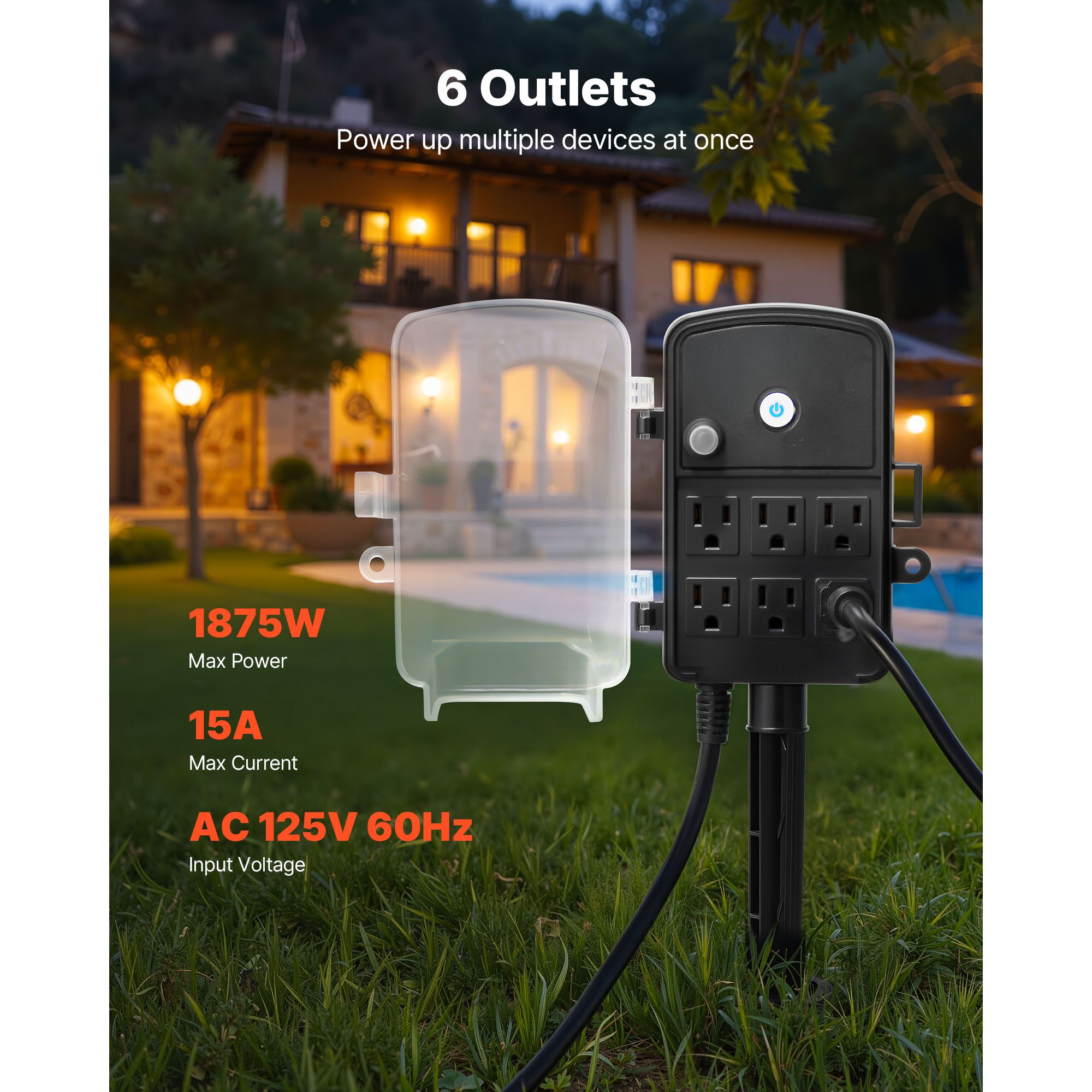 Outdoor Power Stake 25FT Exten - Christmas Lights Outdoor recensie en prijs