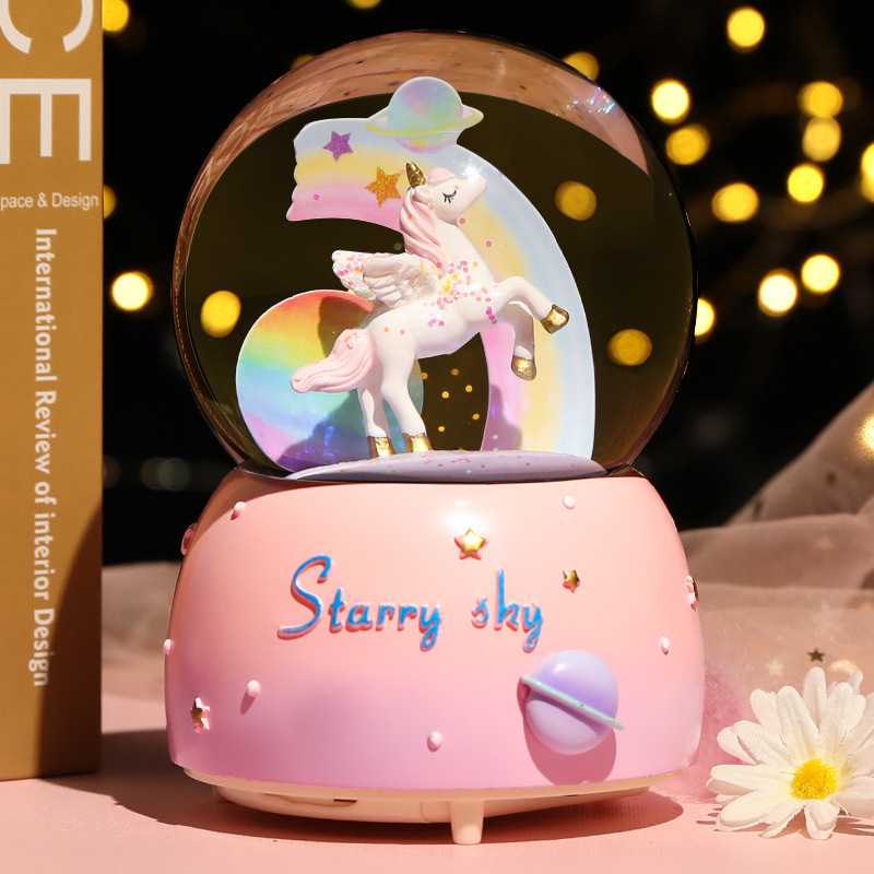 New Crystal Ball Music Box Gir - Snow Globe Musical recensie en prijs