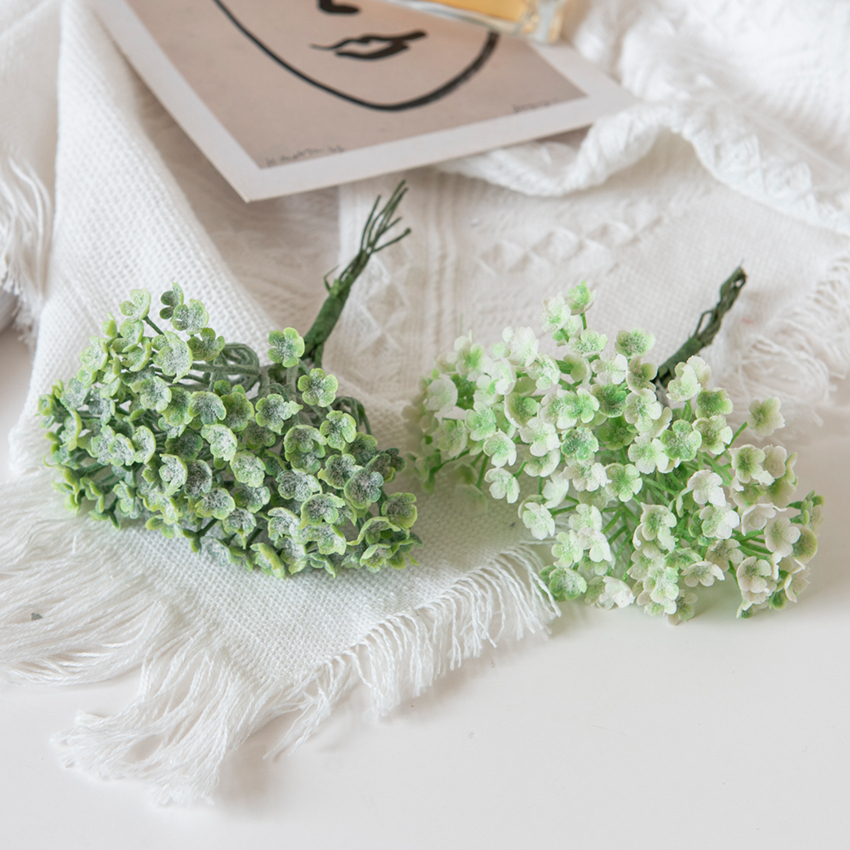 6PCS Fake Plant Artificial Gyp - Christmas Wreath Fake recensie en prijs